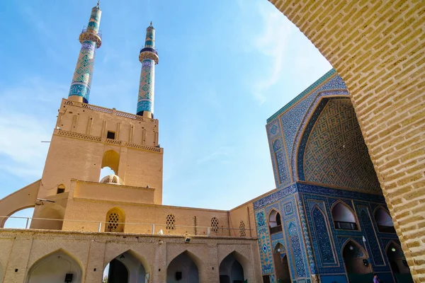 Jame Mosquae van Yazd In iran — Stockfoto