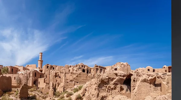 Vista sobre a cidade antiga de Karanaq por Yazd — Fotografia de Stock