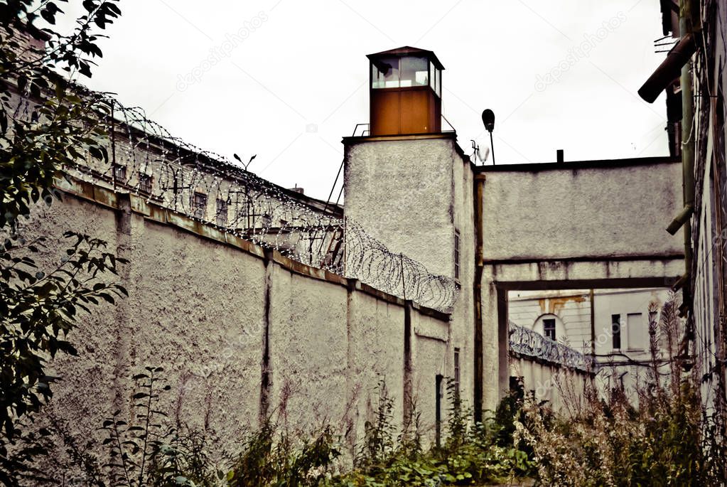 Whatchtower of prison Patarei in Tallinn - Estonia