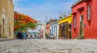 Eski şehir Oaxaca City Meksika sömürge Universiteler