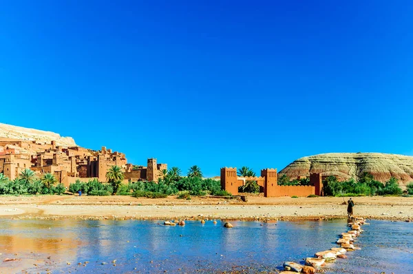 Oaisis Ait Ben Haddou en Marruecos —  Fotos de Stock