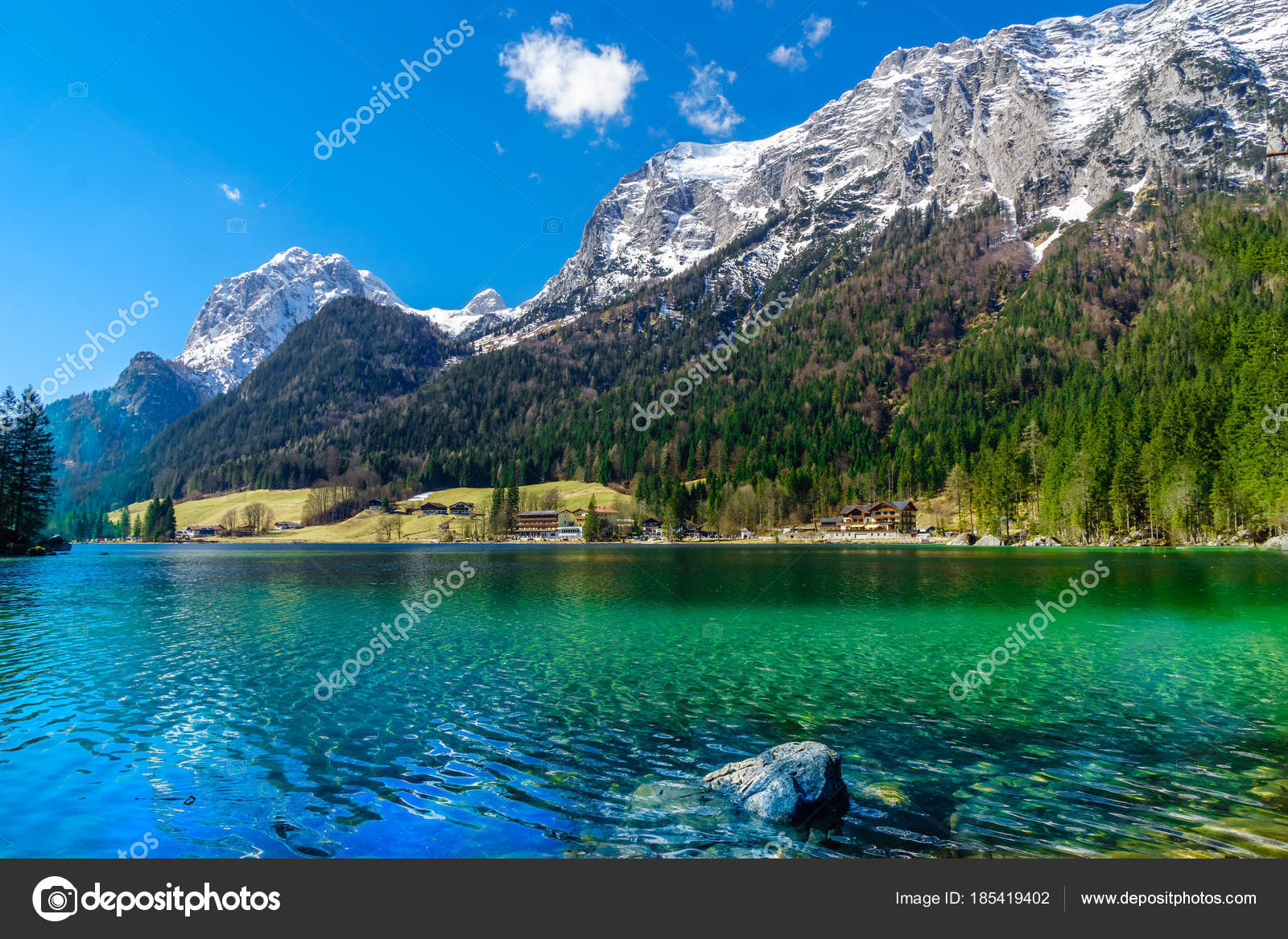 バイエルン州の美しい湖 Hintersee ストック写真 C Streetflash バイエルン州の美しい湖 Hintersee ストック写真 C Streetflash