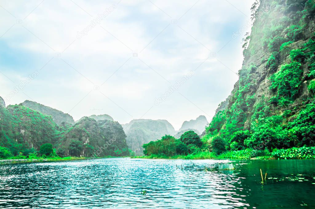 Karst landscape by Binh Binh in Vietnam
