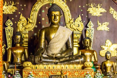 Altın buddha tapınak Tayland