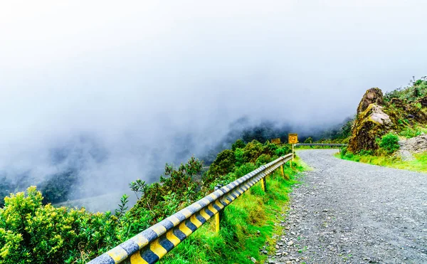 Route dangereuse de la mort dans les Yungas de Bolivie — Photo