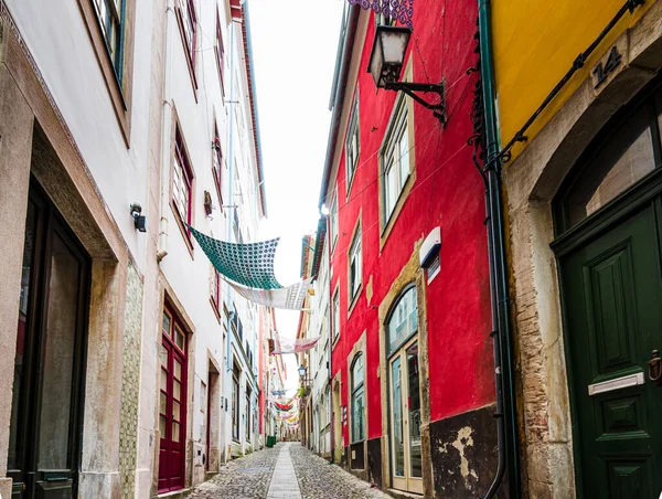 Antiche Case Nel Centro Storico Coimbra Portogallo — Foto Stock