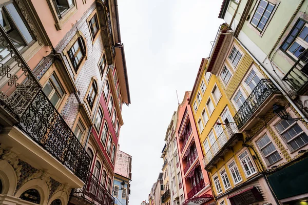 Antiche Case Nel Centro Storico Coimbra Portogallo — Foto Stock