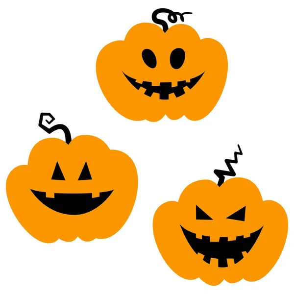 Halloween-Symbole / Buchse-o-Laterne — Stockvektor