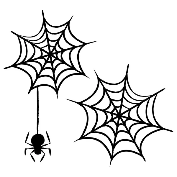Хеллоуїн значки / павутина — стоковий вектор