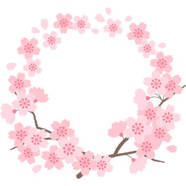 kiraz çiçekleri illüstrasyon vektör verileri tarafından