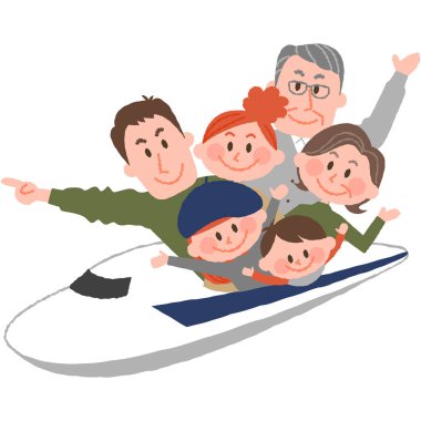 mutlu bir aile gezisi