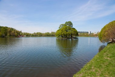 Büyük gölet Tsaritsyno Park