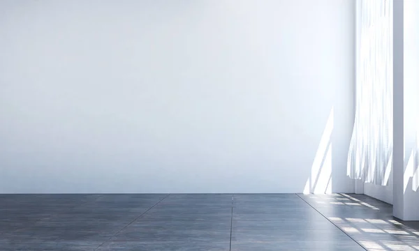 Beyaz duvar boş oturma odası iç tasarım 
