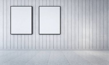 İç Tasarım Galerisi salonu ahşap wll boş oda