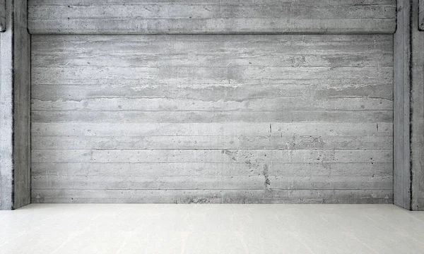 Pusty salon i pokój dzienny wnętrza design i betonu ściany tła — Zdjęcie stockowe