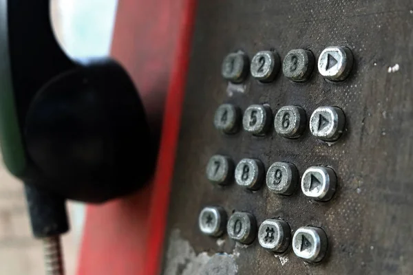 Eski ankesörlü telefon tuş takımı numaralarına