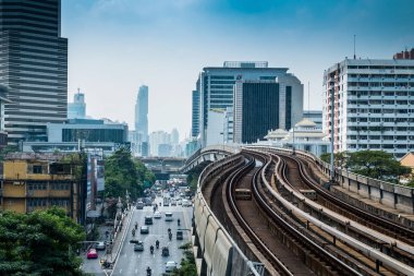 BTS skytrain demiryolu parça, Bangkok