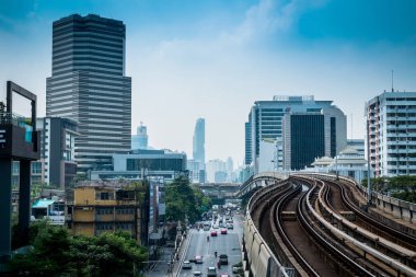 BTS skytrain demiryolu parça, Bangkok