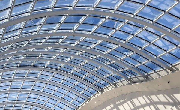 Glass ceiling modern architecture details — Stock Photo, Image