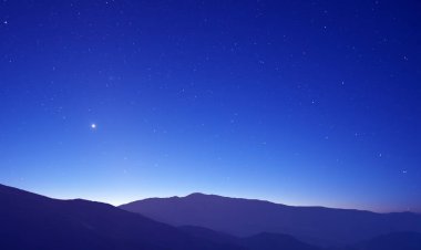 İnanılmaz dağ manzarası.