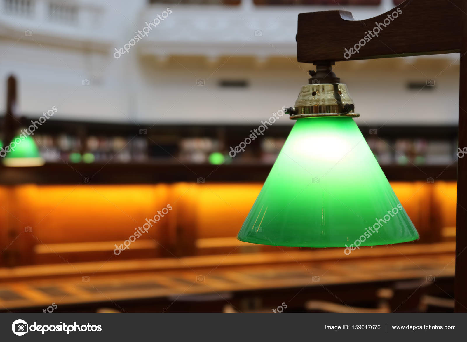 Green Library Lamp Lighting Equipment Stock Photo Bolina 159617676 Green Library Lamp Lighting Equipment Stock Photo