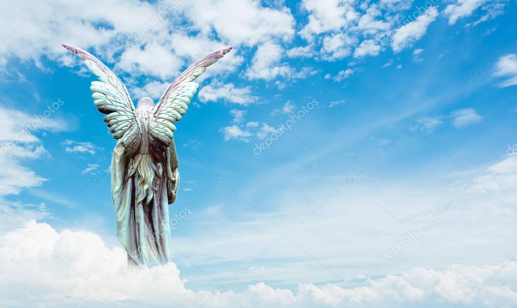 Mystical angel in heaven 