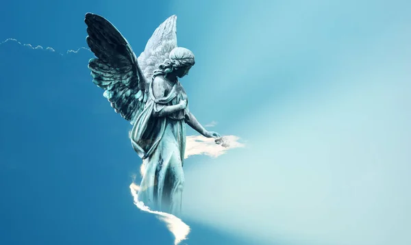 Magical angel in heaven inspiration from God — Stock Photo, Image