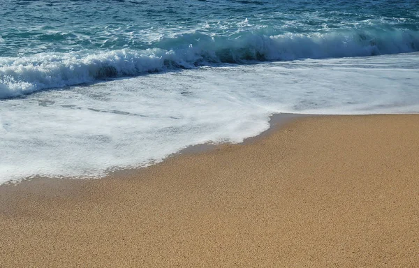 Νερό των ωκεανών θάλασσα και άμμο με αντίγραφο χώρου — Φωτογραφία Αρχείου