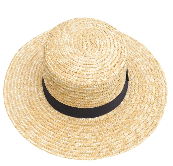 Straw hat isolated on white background — Stock Photo, Image