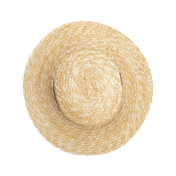 Straw hat isolated on white background — Stock Photo, Image