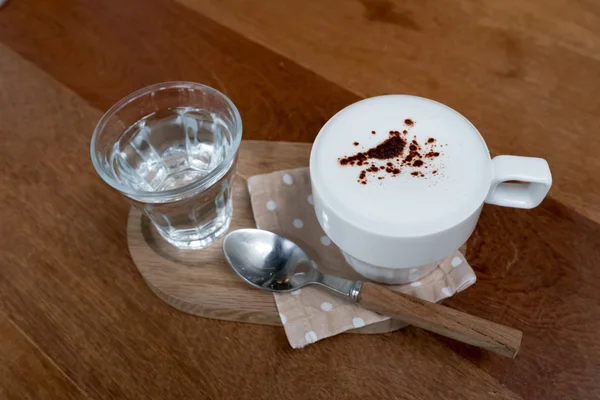 Cangkir kopi cappuccino — Stok Foto