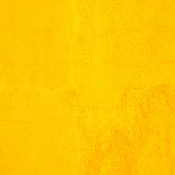 Betonwand gelbe Farbe für Textur Hintergrund — Stockfoto