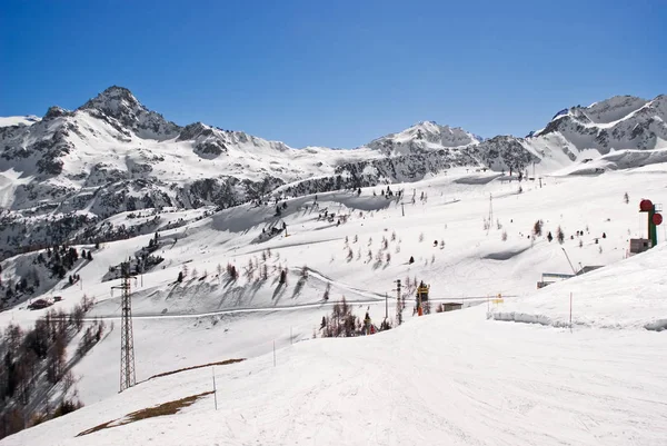 Alp kış manzarası — Stok fotoğraf