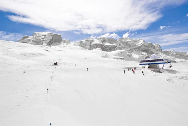 Alp kış manzarası — Stok fotoğraf