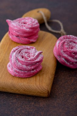 Yakın çekim meringues tanımlama bilgisi