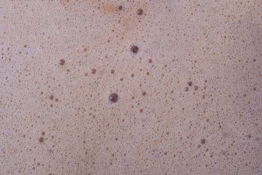 Yemek arkaplanı için köpük kapuçino ya da latte. Barınızın menüsü için