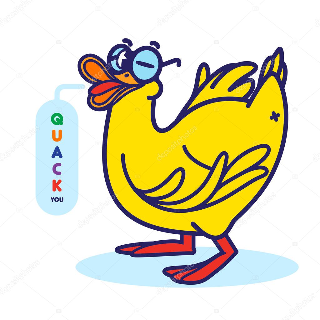 Duck - cartoon character.