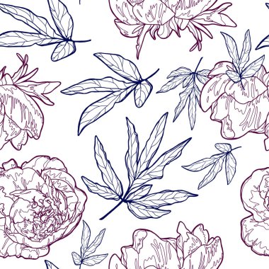 Çizgi sanatı şakayıkları şekillendirir ve çiçek desenleri bırakır.