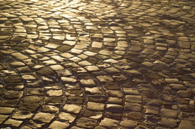 Kentsel kaldırım cobblestones