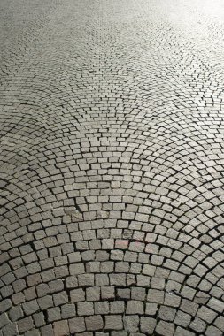 Kentsel kaldırım cobblestones