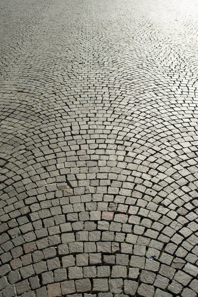 Urban paving cobblestones