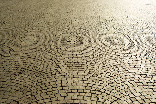 Urban paving cobblestones