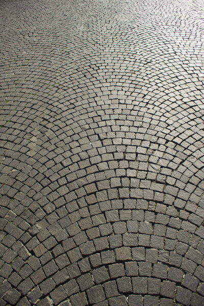 Urban paving cobblestones
