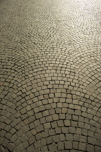 Urban paving cobblestones