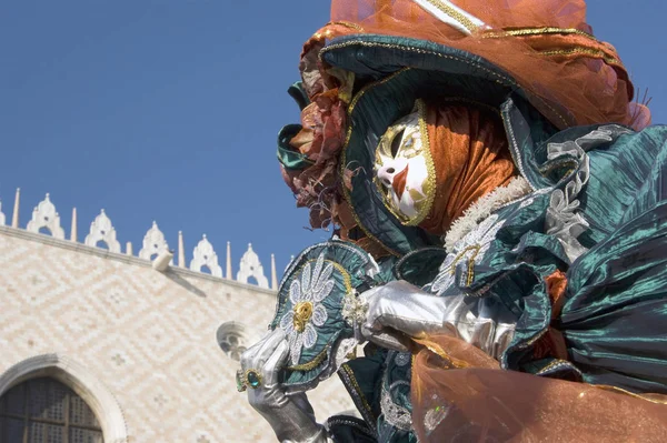 Venedik Karnavalı, maskeler — Stok fotoğraf