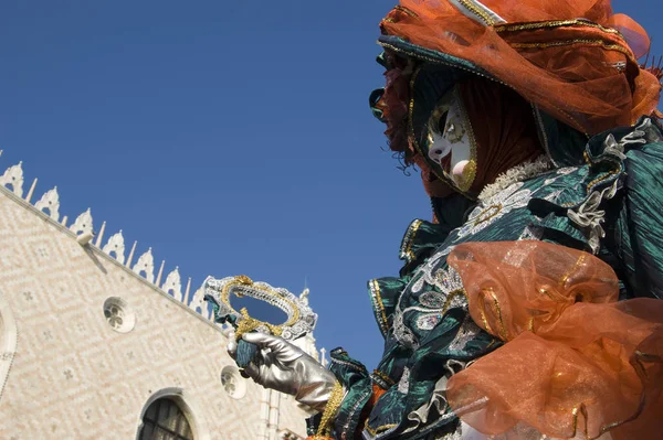 Máscaras no carnaval de Veneza — Fotografia de Stock