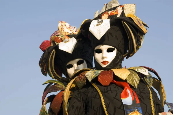 Máscaras en el carnaval de Venecia — Foto de Stock