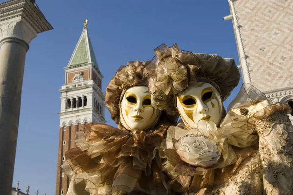 Masks at the Venice Carnival — Stock Photo, Image