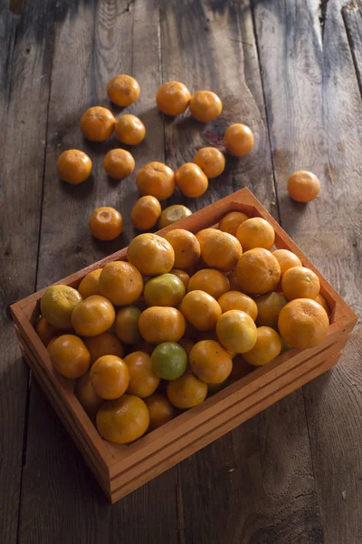 Kış meyve Mandarin — Stok fotoğraf