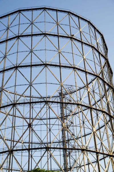 Byłego gasometer Rome — Zdjęcie stockowe